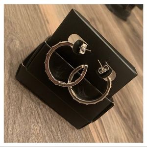 Silver Hoop Earrings